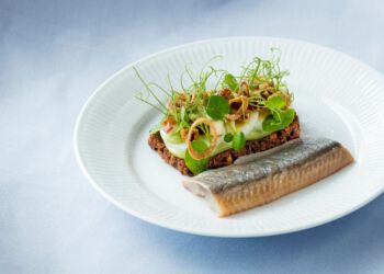 Restaurant Lillehedens prisvindende Årets Sild 2020 produceres af Tenax. Foto: Arkiv.