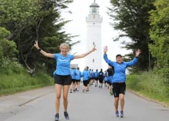 Havstrygerne ved Hirtshals Fyr. Foto: Arkiv.