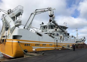 HG 333 Isafold i Hirtshals Havn. Foto: Arkiv.