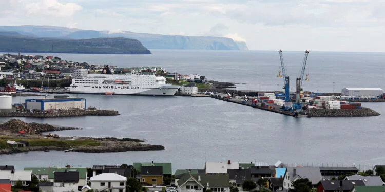 horshavn på Færøerne. Foto: Arkiv.