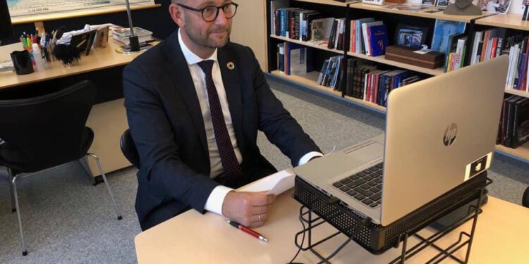 Mødet med fødevareministeren var virtuelt. Foto: Arkiv.