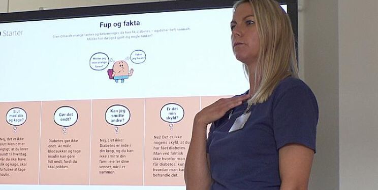 Diabetessygeplejerske Signe Buch. Foto: Ivan Hansen.