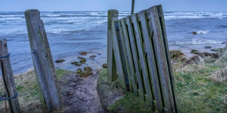 Blæst ved udløbet af Uggerby Å. Foto (arkiv): Jens Kranen.