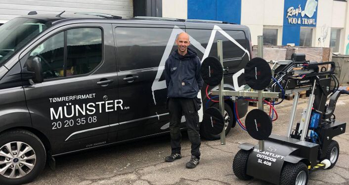 Tømrermester Anders Münster. Foto: Arkiv.