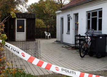 Det brændte hus ved Vråd. Foto: Per Frank Paulsen.