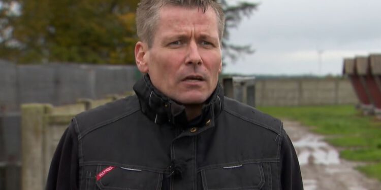 Minkavler Frank Andersen fra Hjørring. Foto: TV2 Nord.