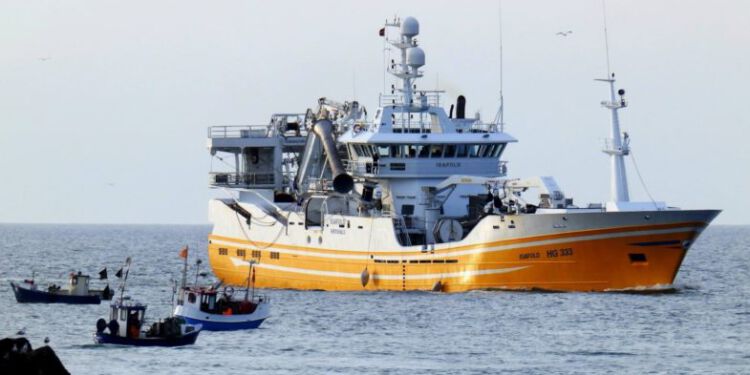 HG 333 Isafold anløber Hirthals Havn. Foto (arkiv): Preben Andersen.