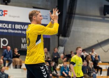 Marcus Raakjær, Elitesport Vendsyssel – mest scorende målvogter i 1. division. Foto (arkiv): Kristian Hedegaard.