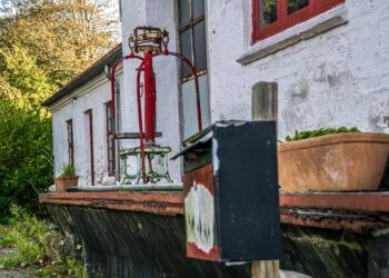 Engang var her livlig aktivitet med hestevogne og mælkejunger...