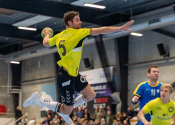 Lokale Oliver Prince - 8 mål for Elitesport Vendsyssel i Odense. Foto: Kristian Hedegaard.