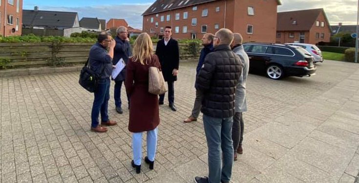 Kaare Dybvad Bek (S) besøgte som boligminister Hirtshals og Hjørring i oktober 2020. Foto: Arkiv.
