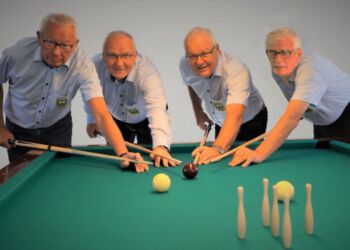 Stærke spillere hos Sindal Billard Klub. Foto: Arkiv.