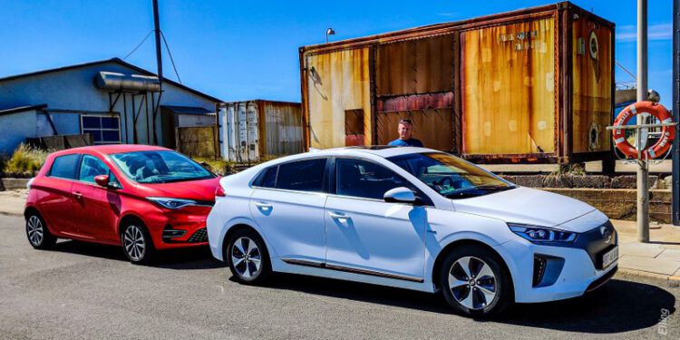 Nordjylland er vist lidt bagud i antal elbiler, men vinden er ved at vende... Foto: Elling.