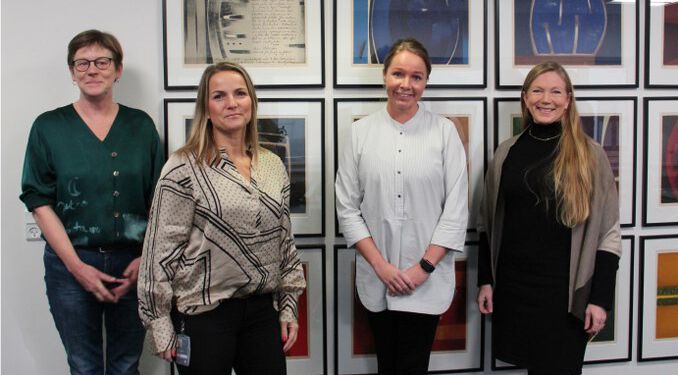 Ingelene Schelde, Line Hessellund, Mia Jakobsen og Vibeke Haaning.