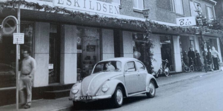 Eskildsen var byens store møbelhandel i Nørregade.