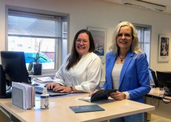 Maria Laursen og Laila Zielke. Foto: Arkiv.