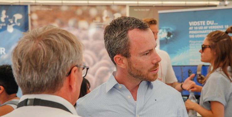 Dæværende miljøminister og nuværende partiformand samt vicestatsminister og forsvarsminister Jakob Ellemann-Jensen (V) ved Naturmødet 2018 i Hirtshals. Arkivfoto (arkiv): Jens Kranen Photography.