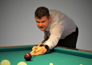 Joakim Nielsen fra Sindal Billard Klub.