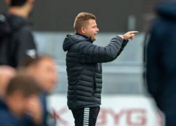 Cheftræner Lasse Stensgaard hos Vendsyssel FF. Foto: Arkiv.