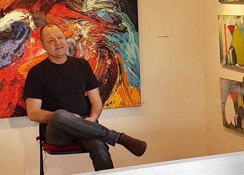Galleriejer Kim Bernhard Tornby. Foto (arkiv): TV2 Nord.