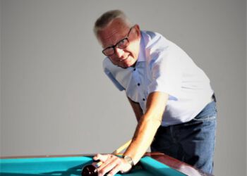 Thorkil Molsen hos Sindal Billard Klub.