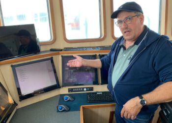Jan Woller ombord på fartøjet HG 236 Milton i Hirtshals Havn. Foto (arkiv): Niels Skipper.