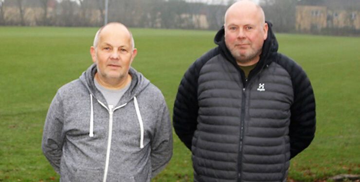 Johnny Knudsen til venstre afløser Jens Ydesen hos Fortuna.