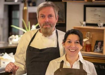 Klerly og Åge Vinther på Tannishus. Foto: Arkiv.