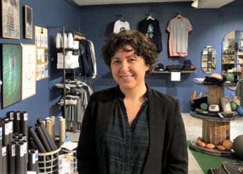 Kristina Lund Johansen fra Lund Interiør i Hirtshals. Foto: Arkiv.