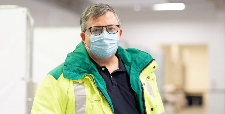 Jan Nybo er chef for regionens COVID-19 testindsats. Foto: Line Bloch.