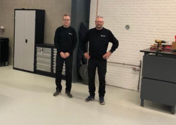 Morten Piil og Henning Palsgaard har åbnet nyt værksted under navnet Piil & Palsgaard Auto i Hjørring.