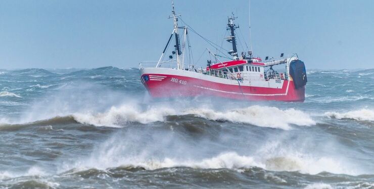 HG 410 Signet ved indsejlingen til Hirtshals Havn. Foto (arkiv): Jens Kranen.