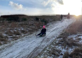 Her er det djævlebakken i Hirtshals. Foto: Arkiv.