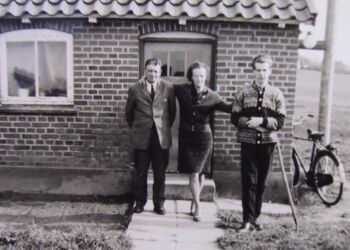 Huset på Lørslevvej, kaldet ”Lokomotivet”, hvor FK Clarkfeldt boede.