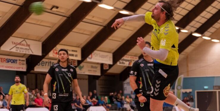 Sebastian Andersen scorede to gange for Elitesport Vendsyssel. Foto: Kristian Hedegaard.