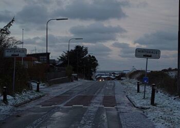 Sneglatte veje i Vendsyssel. Foto: Arkiv.