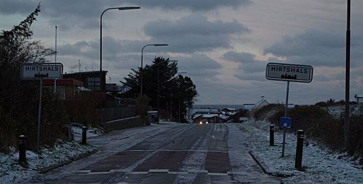 Sneglatte veje i Vendsyssel. Foto: Arkiv.
