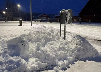 I Serritslev har sneen for alvor lagt sig. Foto: Ivan Hansen / TV2 Nord.