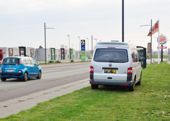 Fartkontrol i Hjørring. Foto: Arkiv.