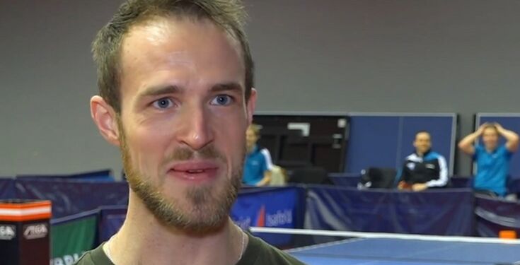 Formand Daniel Christensen hos bordtennisklubben B75 i Hirtshals. Foto: Arkiv.