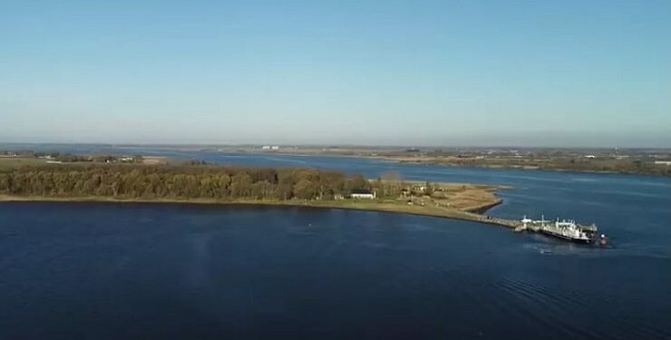 Det er her på Egholm, der vil skulle graves og bygges i arealer, der i dag ligger hen som natur. Foto: Daniel Mikkelsen/TV2 Nord.