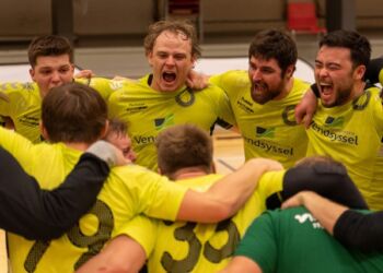 Elitesport Vendsyssel kan nu juble efter på fire dage at have vundet over begge sine nærmeste rivaler i bunden af 1. division. Foto: Casper Nellemann.