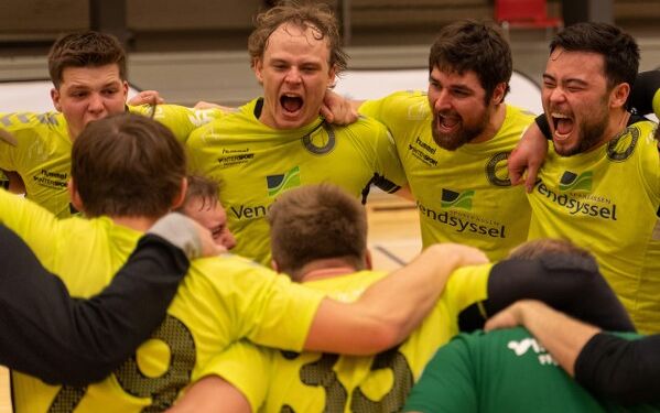 Elitesport Vendsyssel kan nu juble efter på fire dage at have vundet over begge sine nærmeste rivaler i bunden af 1. division. Foto: Casper Nellemann.