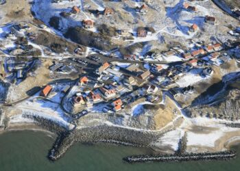 Vinter i Lønstrup. Foto (arkiv): Hans Hunderup.