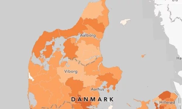 Der er aktuelt 14 Covid-19 smittede pr. 100.000 indbyggere i Hjørring Kommune.