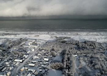 Vinter i Tannisbugt ved Tversted. Foto (arkiv): Kasper Wæhrens.