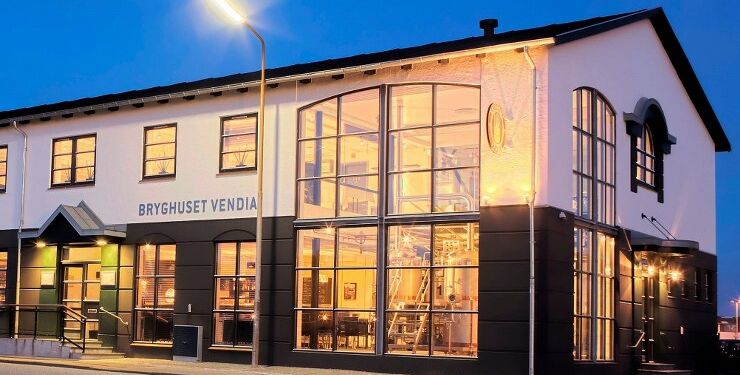 Foto: Bryghuset Vendia med Vendia Brasserie. Foto: Arkiv.