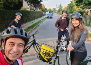 Cyklistforbundets forårskampagne VI CYKLER TIL ARBEJDE får hvert år tusindvis af kollegaer til at inspirere hinanden til at cykle mere. Foto: Cyklistforbundet.