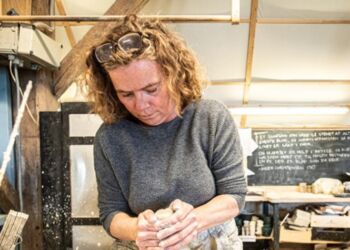 Keramiker og gallerist Dorte Visby. Foto: Arkiv.