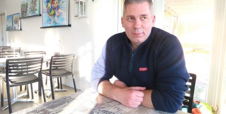 Michael Mathiesen er 45 år og tidligere horelchef ombord på Fjord Cat.